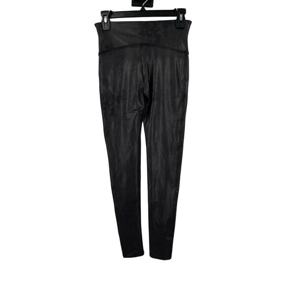Spanx leggings 2437 faux leather black size Medium M - Picture 3 of 5